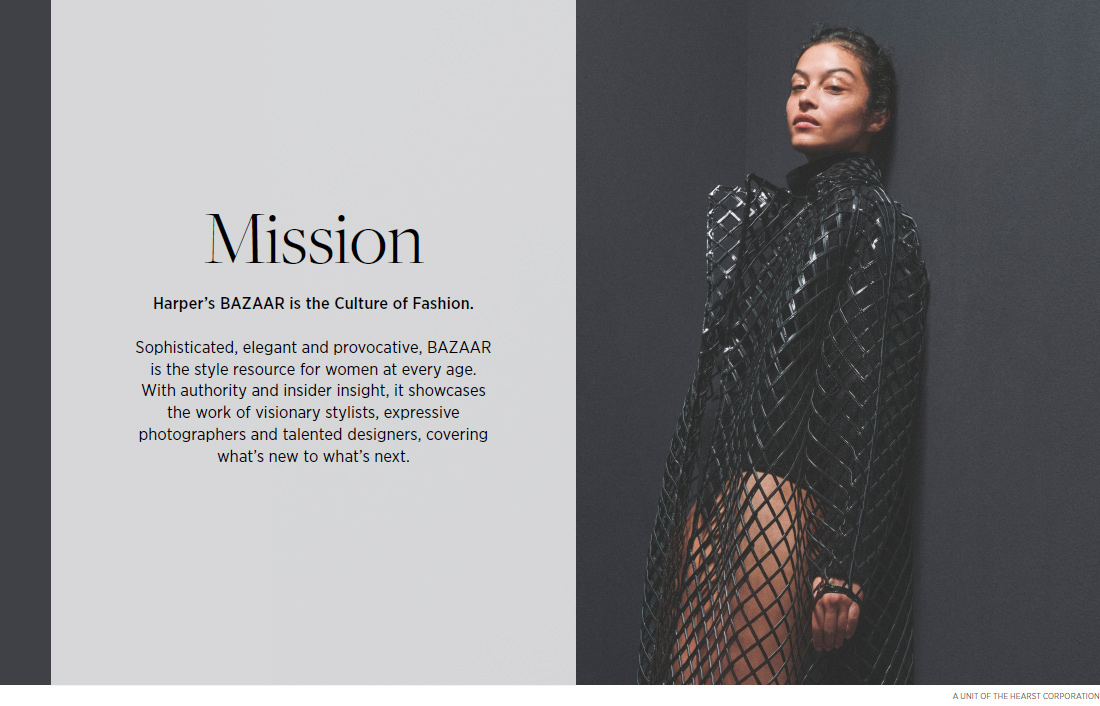 Mission Harper's Bazaar Media Kit